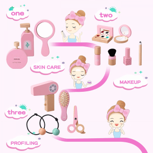 Wooden Makeup Set for Kids