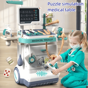 Deluxe Doctor Kit for Children & Medical Station Toy Set