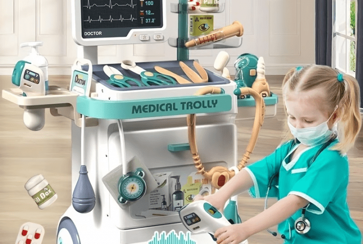 Deluxe Doctor Kit for Children & Medical Station Toy Set