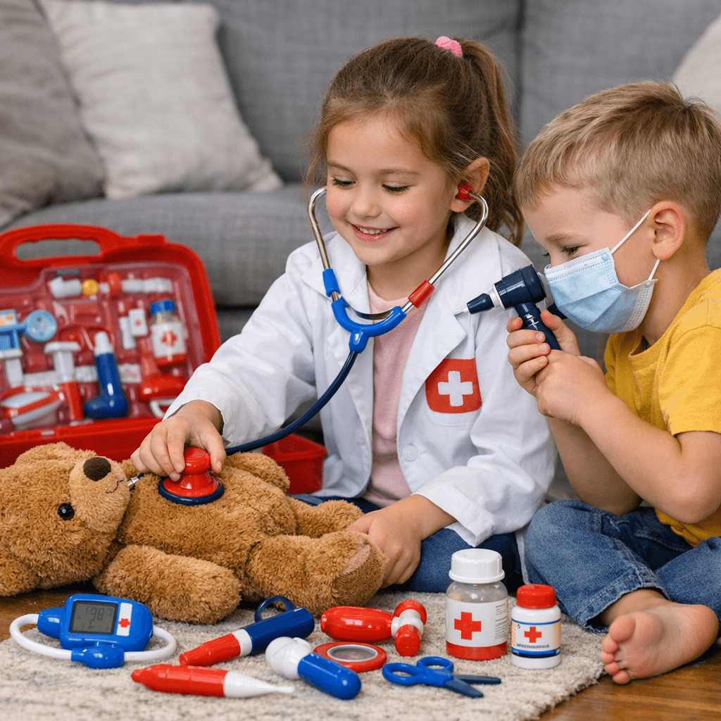 role-playing - KidzDeluxe Interactive Doctor Kit (42-Piece)
