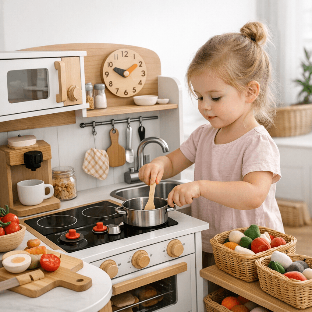 wooden - What Makes a Great Wooden Toy Kitchen?
