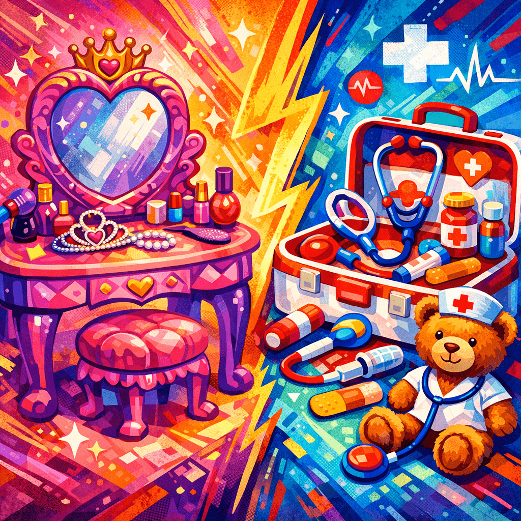 3-en-1 Princess Vanity Desk ou Trousse de Docteur : Quel Cadeau Offrir ? : guide pratique pour crowntoys.shop - article 