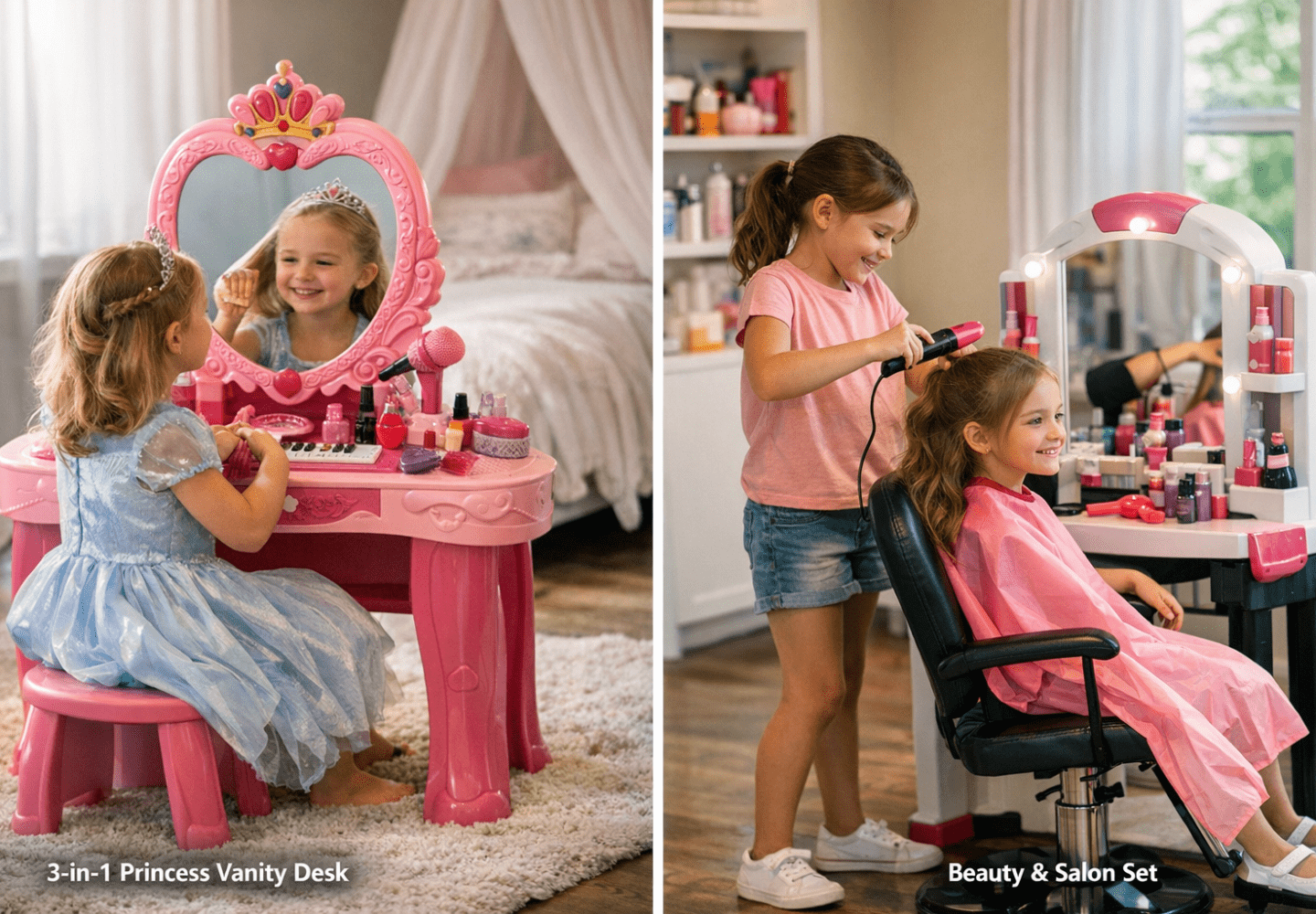 3-in-1 Princess Vanity Desk vs. Beauty & Salon Sets: Which Offers More Value for Girls?: Practical Playbook with Real Ex