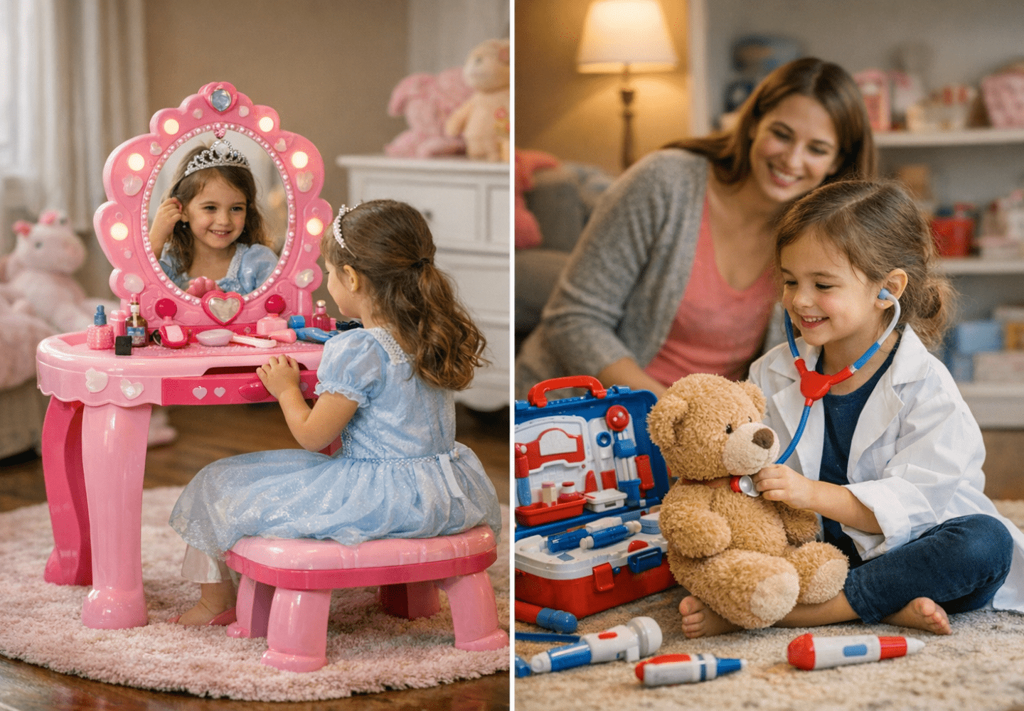 3-in-1 Princess Vanity Desk vs. Doctor Play Toy Kit: Which is the Best Gift for 5-Year-Olds?: Practical Playbook with Re