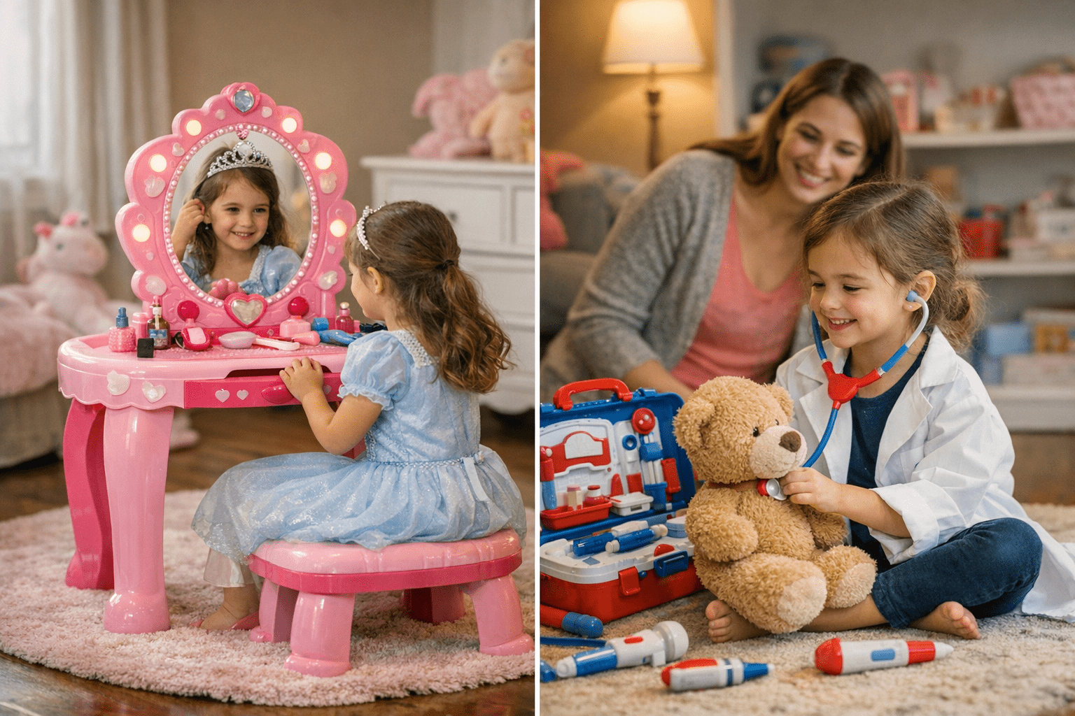 3-in-1 Princess Vanity Desk vs. Doctor Play Toy Kit: Which is the Best Gift for 5-Year-Olds?: Practical Playbook with Re