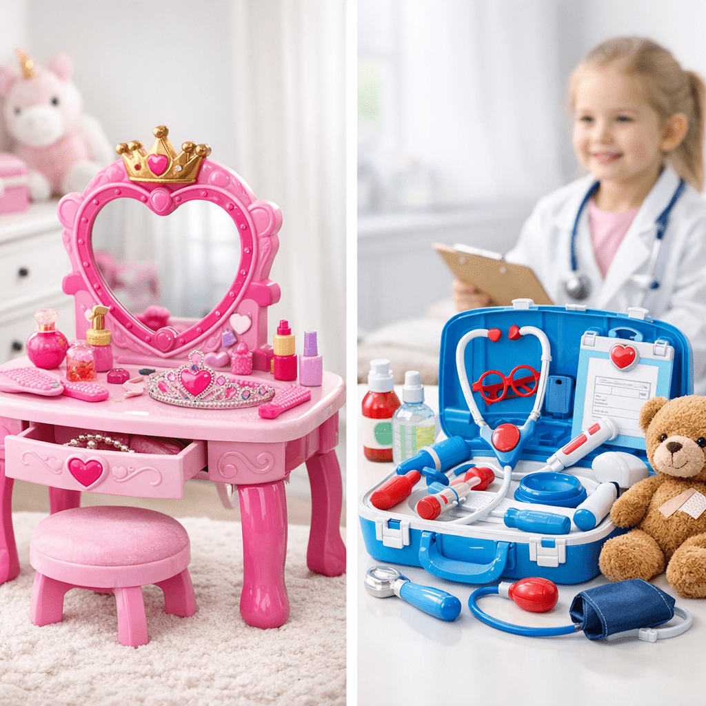3-in-1 Princess Vanity Desk vs. Doctor Play Toy Kit: Which is the Best Gift for 5-Year-Olds?: Practical Playbook with Re