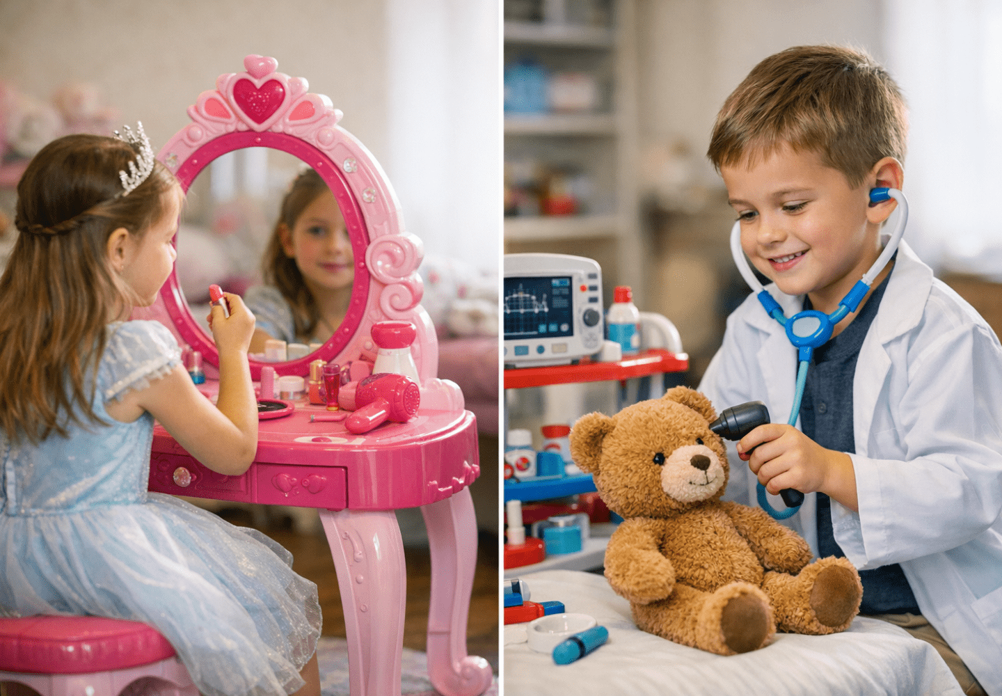 3-in-1 Princess Vanity Desk vs. Doctor Pretend Play Set: Which is Best for Your Child?: Practical Playbook with Real Exa