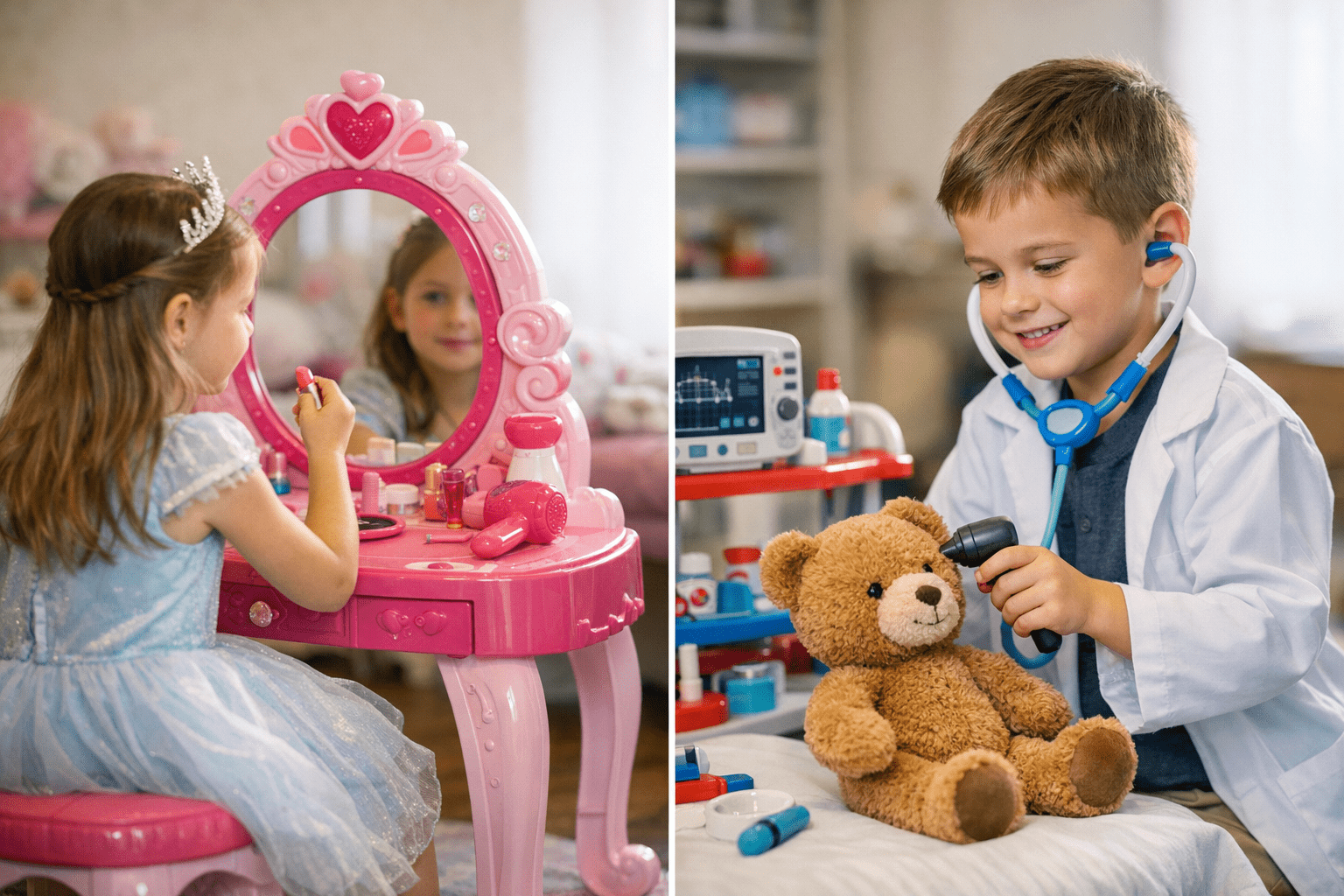 3-in-1 Princess Vanity Desk vs. Doctor Pretend Play Set: Which is Best for Your Child?: Practical Playbook with Real Exa
