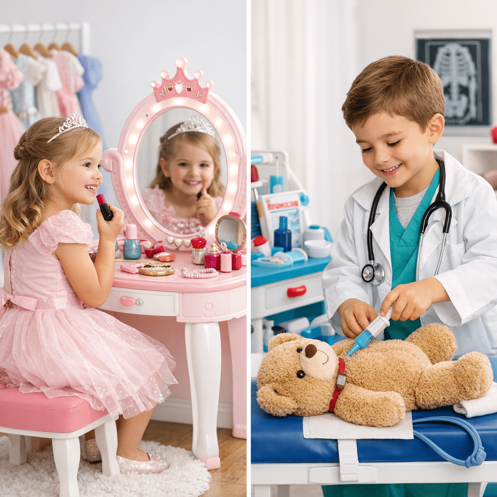 3-in-1 Princess Vanity Desk vs. Doctor Pretend Play Set: Which is Best for Your Child?: Practical Playbook with Real Exa