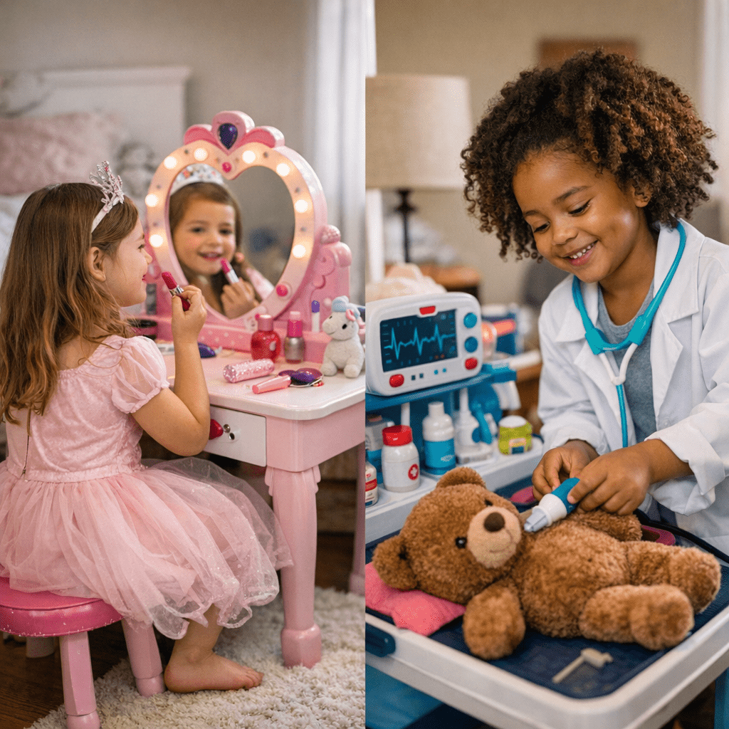3-in-1 Princess Vanity Desk vs. Doctor Pretend Play Set: Which is Best for Your Child?: Practical Playbook with Real Exa