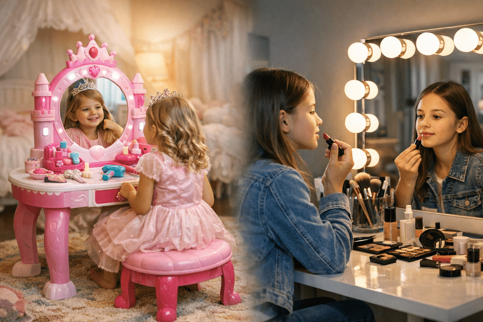 3-in-1 Princess Vanity Desk vs Traditional Makeup Sets: Which Offers More Value?: Practical Playbook with Real Examples