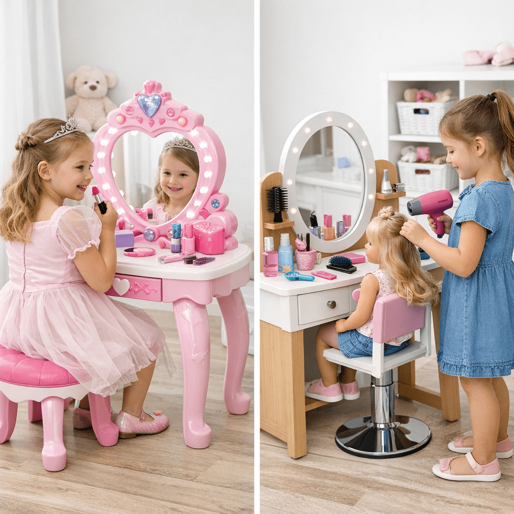 Bureau Maquillage Princesse vs Coiffeuse Enfant : Quelle Différence Essentielle ? : guide pratique avec exemples concret