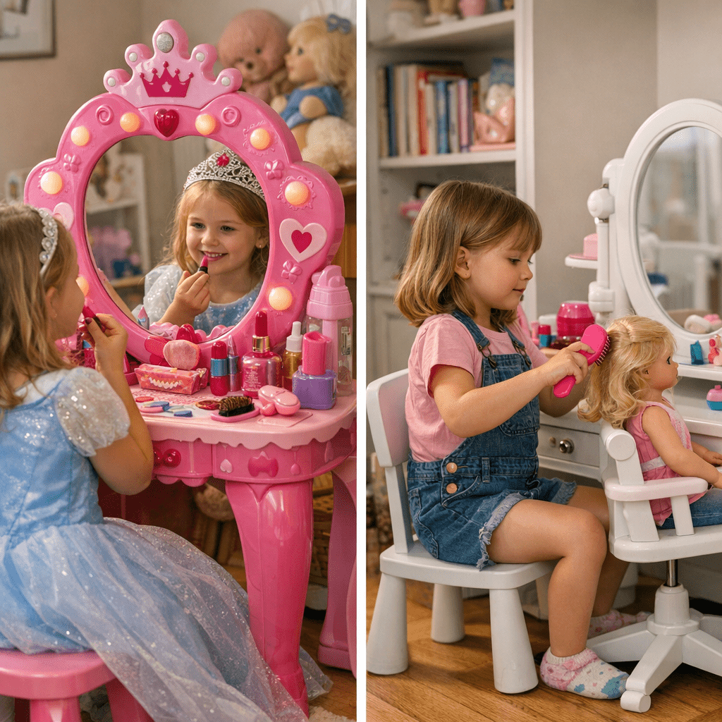 Bureau Maquillage Princesse vs Coiffeuse Enfant : Quelle Différence Essentielle ? : guide pratique avec exemples concret
