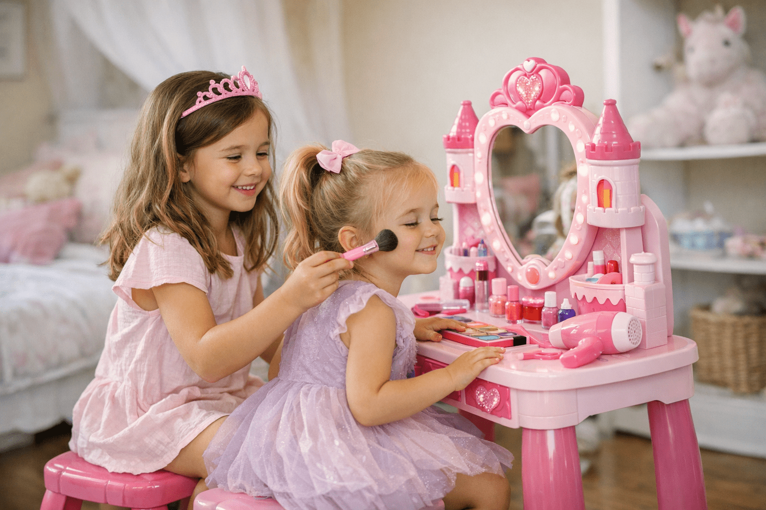 Buying Guide for the Best 3-in-1 Princess Vanity Sets with Washable Makeup for Ages 3-7: Practical Playbook with Real Ex