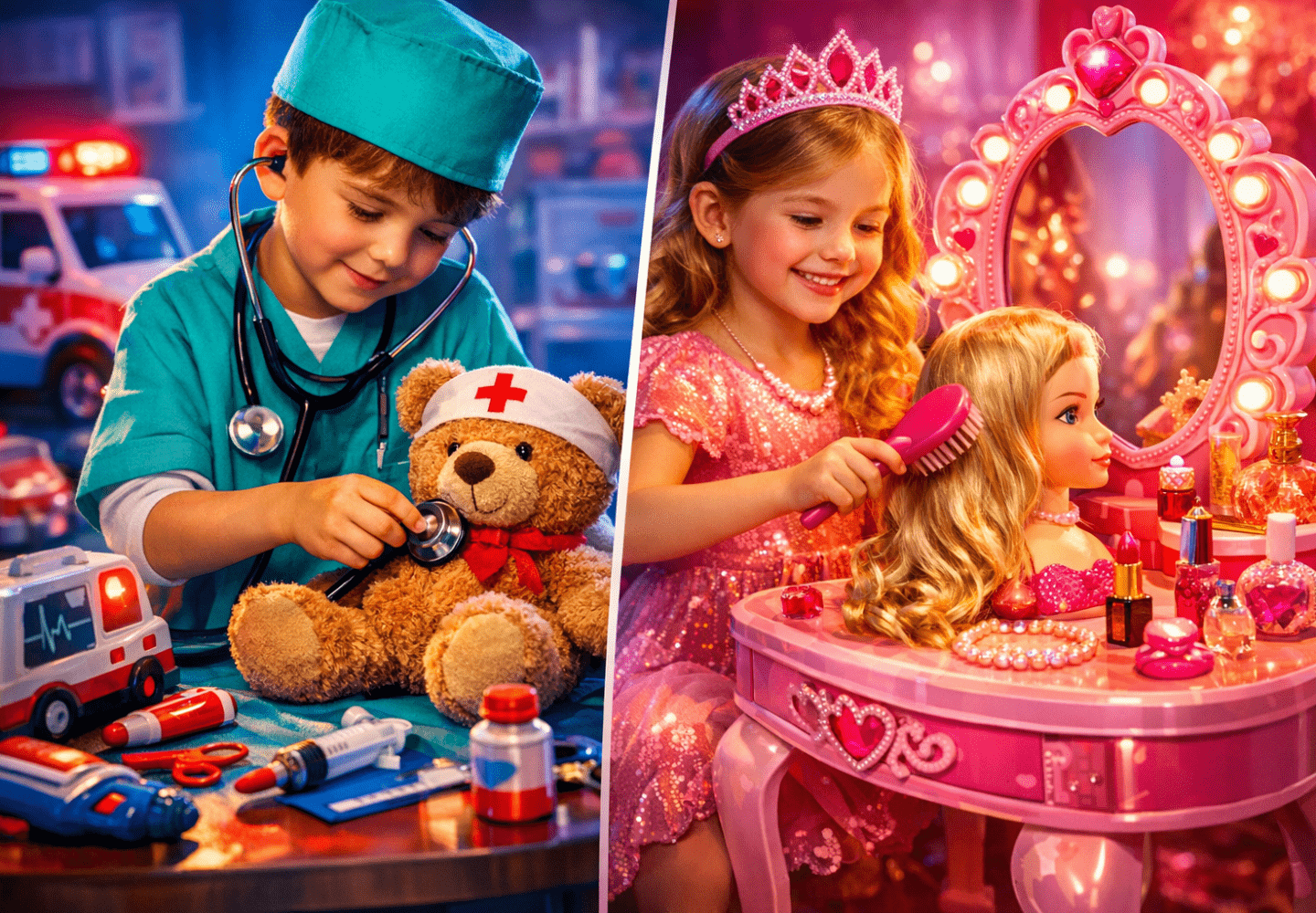 Comparatif : Set de Docteur pour Enfants ou Coiffeuse Princesse — Quel Choisir ? : guide pratique pour crowntoys.shop -