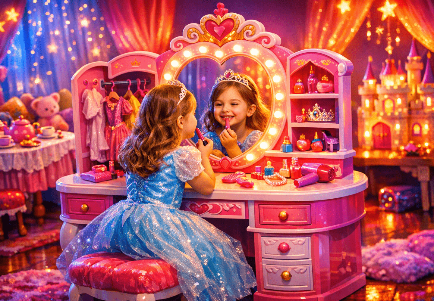 How to Choose the Perfect 3-in-1 Princess Vanity Desk for Your Child: Practical Playbook for crowntoys.shop - featured i
