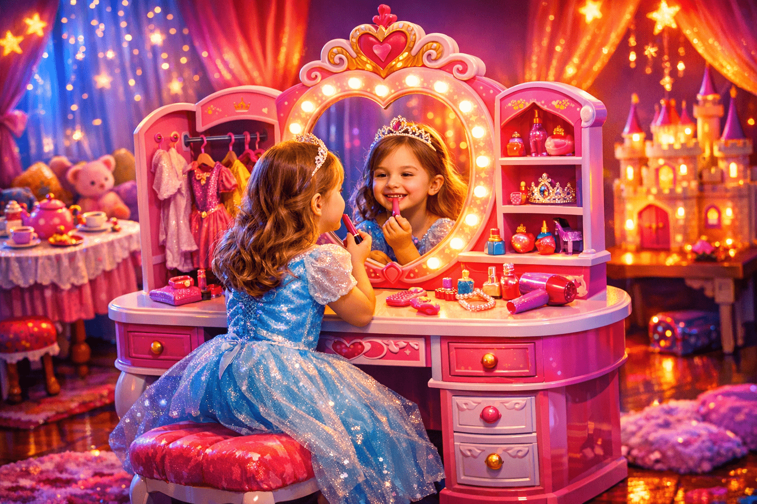 How to Choose the Perfect 3-in-1 Princess Vanity Desk for Your Child: Practical Playbook for crowntoys.shop - featured i