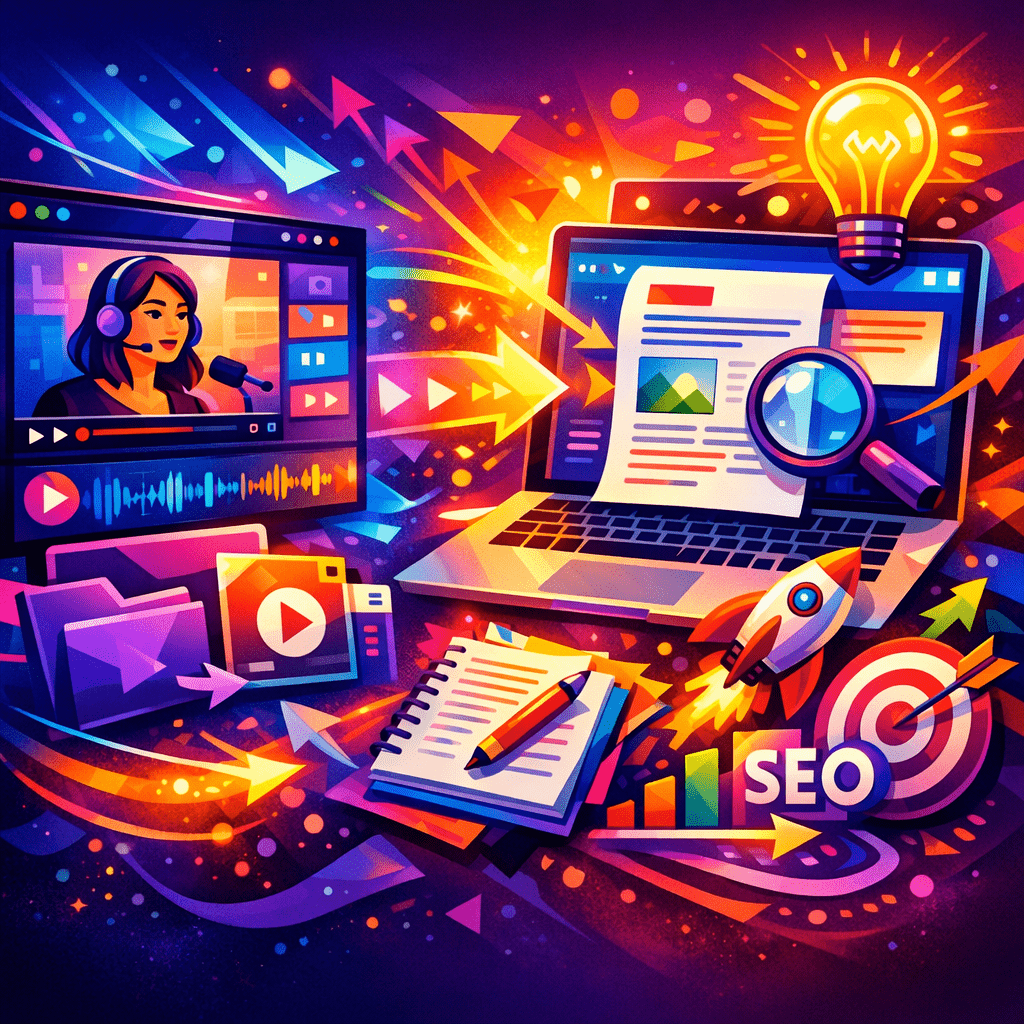 How to Repurpose Webinar Recordings into SEO-Optimized Blog Posts: Field Notes and Decision Framework - article illustra