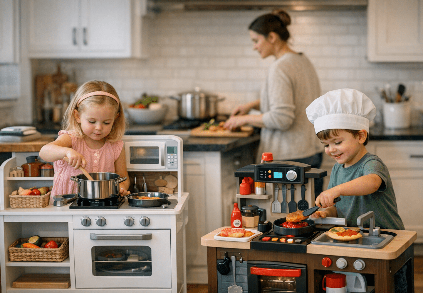 Little Chef’s Deluxe Play Kitchen vs. Mini Interactive Chef’s Station: Which is Better for Your Child?: Practical Playbo