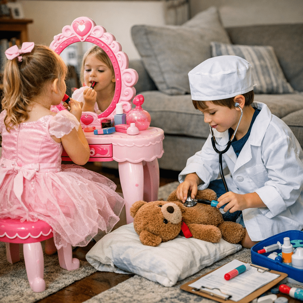 Mesa de maquillaje princesa vs set de doctor: ¿Cuál es el regalo ideal?: guía práctica con ejemplos reales - article ill