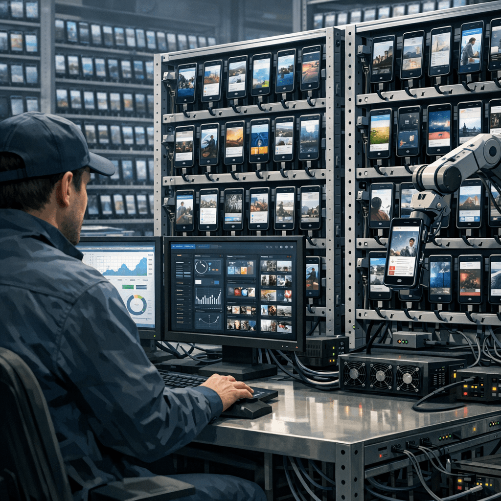 The Future of Traffic Farming: Building Hardware Phone Farms for Automated Content Distribution: Practical Playbook for 