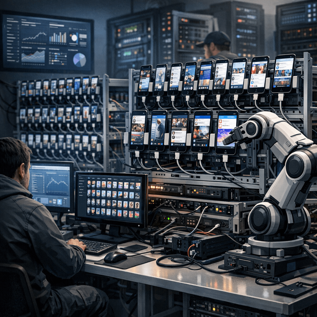 The Future of Traffic Farming: Building Hardware Phone Farms for Automated Content Distribution: Practical Playbook for 