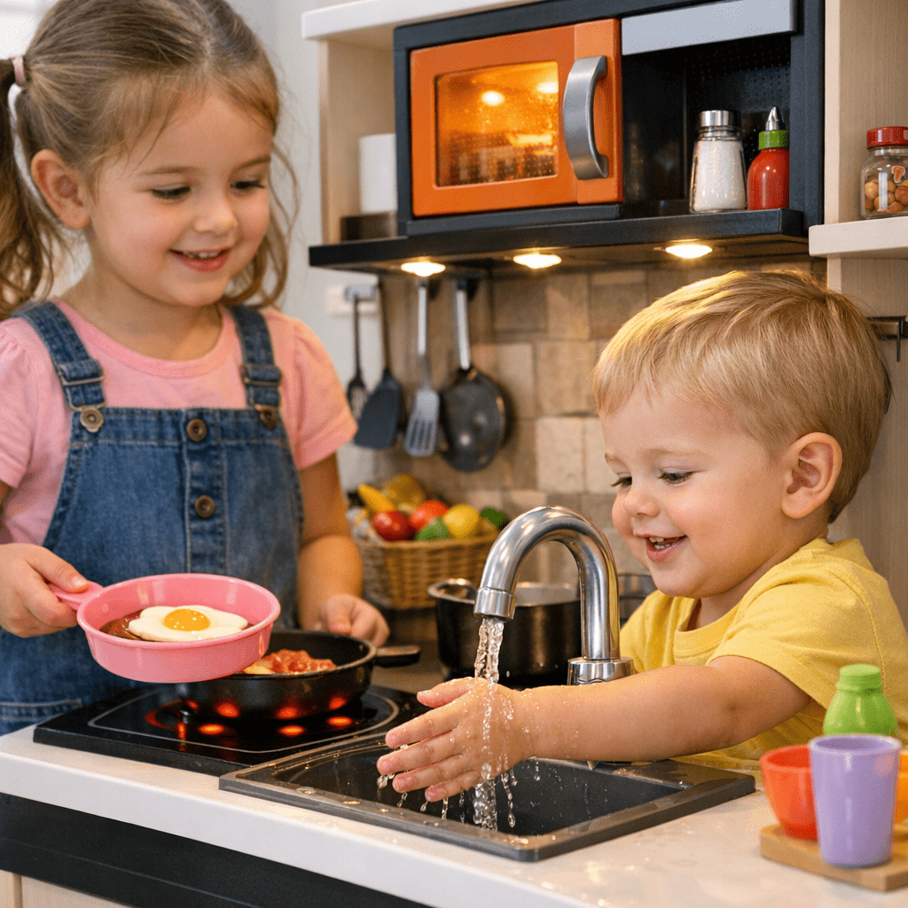 guide - Why Choose a Pretend Play Kitchen Set with Lights 