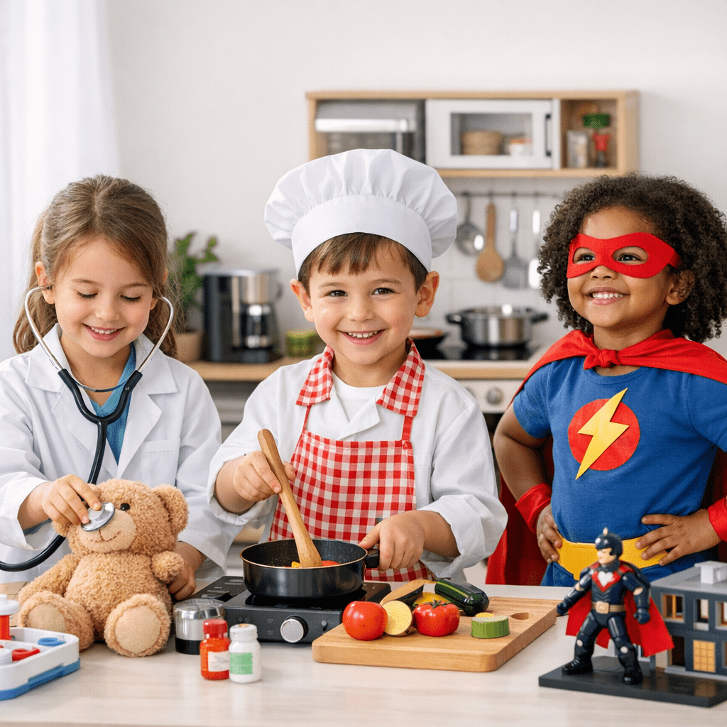 Top 10 Jouets Pour Les Enfants Passionnés de Jeux de Rôle en 2024 : guide pratique pour crowntoys.shop - article illustr