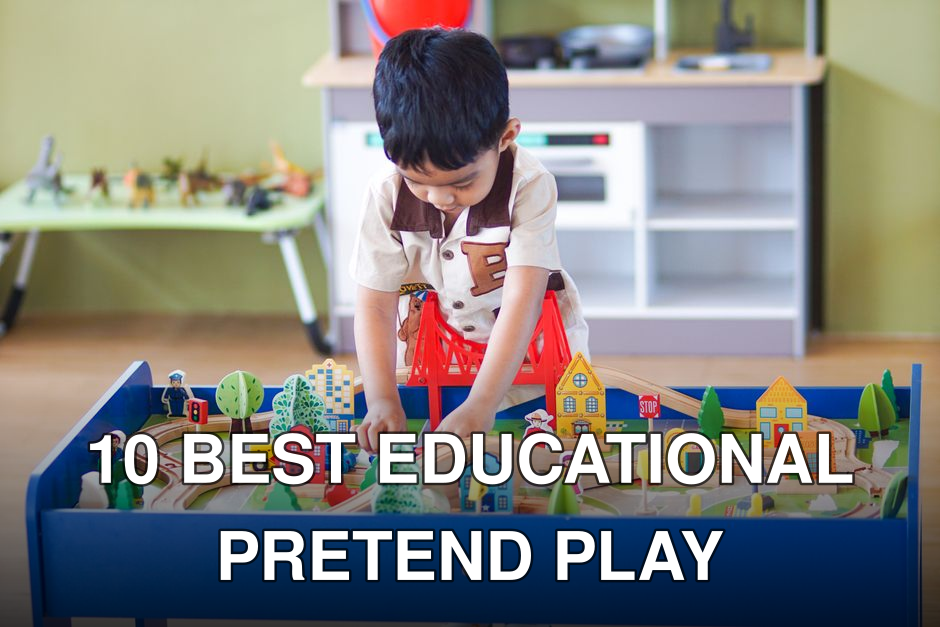 Young boy playing with a colorful wooden toy set, enhancing creativity and learning indoors.