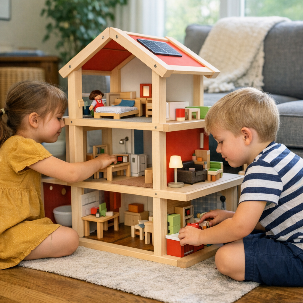 dollhouses - Hape All Seasons Dollhouse — Timeless Durability M