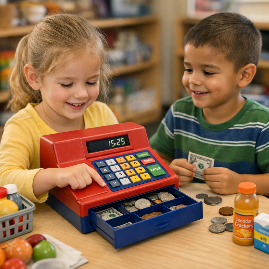 play - Learning Resources Pretend & Play Cash Register ($