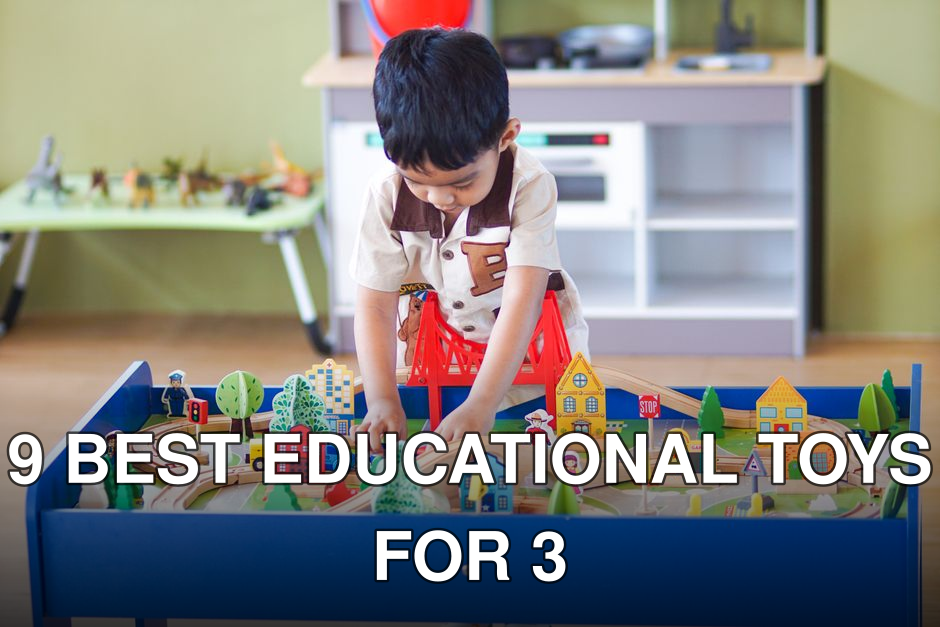 Young boy playing with a colorful wooden toy set, enhancing creativity and learning indoors.