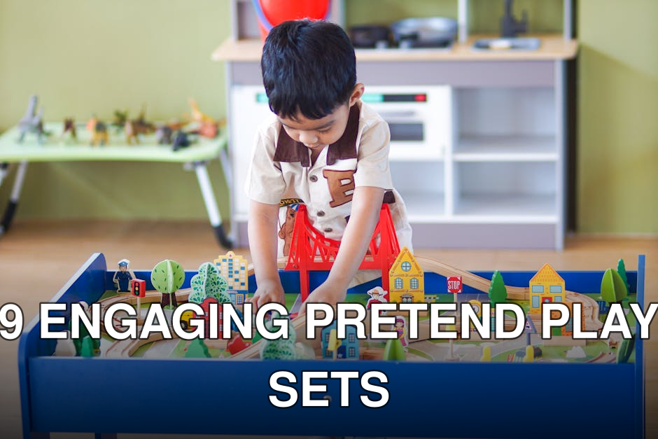 Young boy playing with a colorful wooden toy set, enhancing creativity and learning indoors.