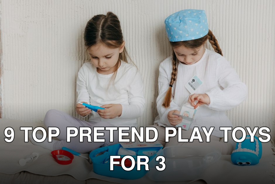 Two young girls playing with doctor toys indoors, exploring healthcare concepts through imaginative play.