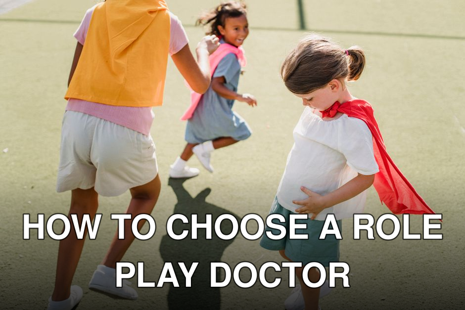 Children dressed as superheroes playing and running outdoors on a sunny day.