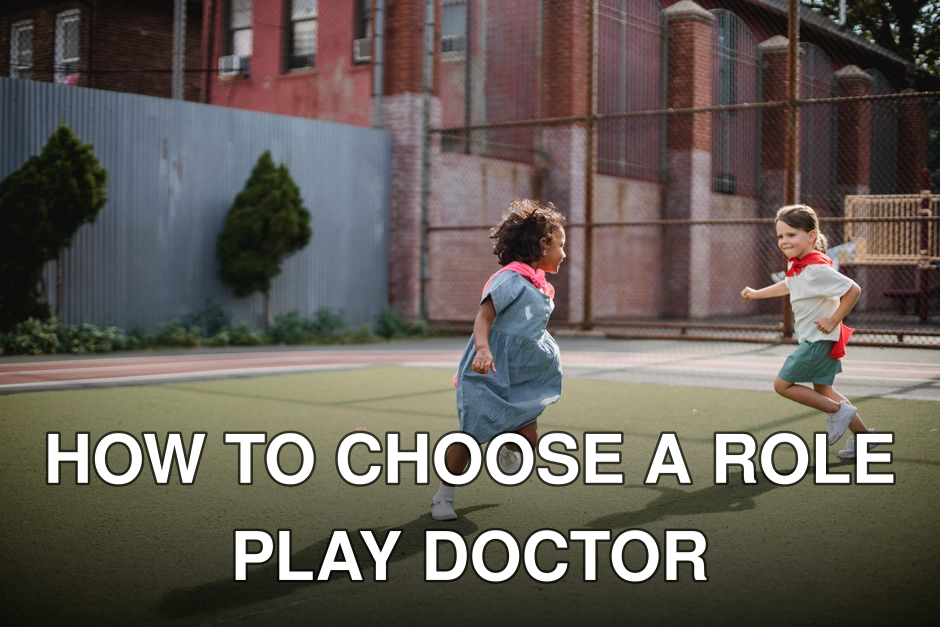 Two children playfully running with capes in an urban playground, enjoying superhero role-play.