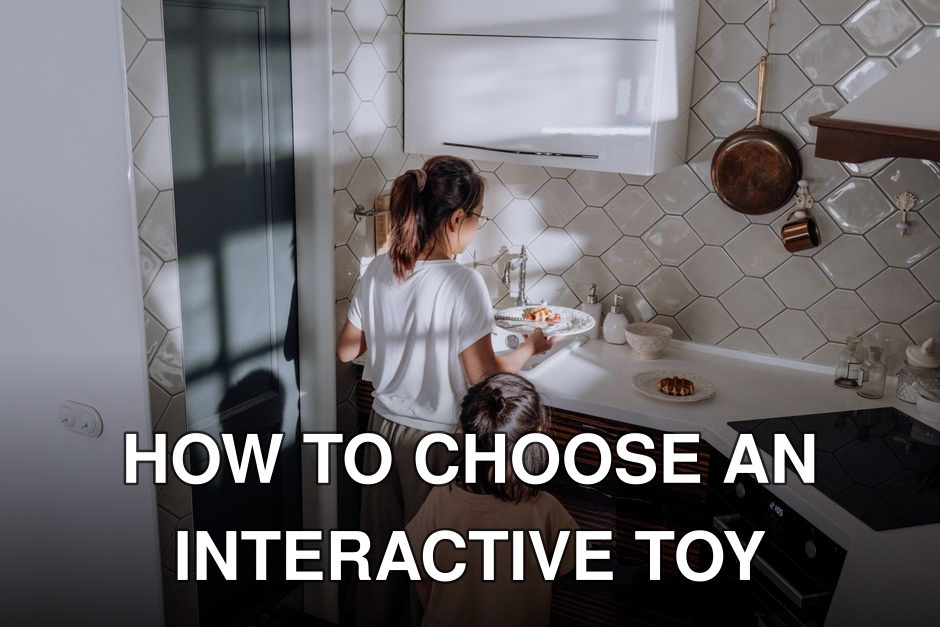 A mother and child collaborate on kitchen chores, creating a warm family moment.
