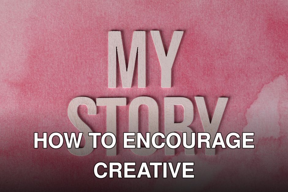Soft pink watercolor background featuring the text 'My Story' for personal journaling or storytelling themes.