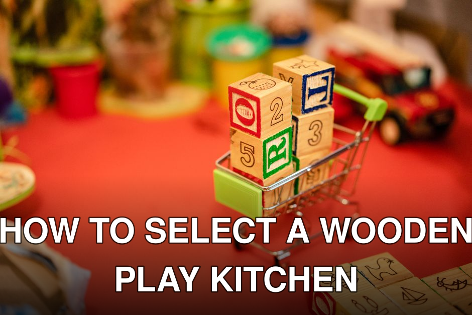 Miniature shopping cart filled with vibrant wooden blocks on a playful background.