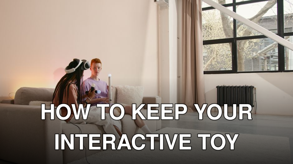 A couple engaged in virtual reality gaming on a cozy sofa at home, immersed in a digital adventure.